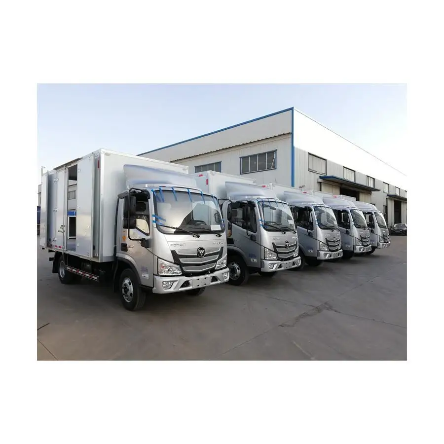 Factory Wholesale Refrigerated Delivery Trucks Mini Refrigerated Van Trucks