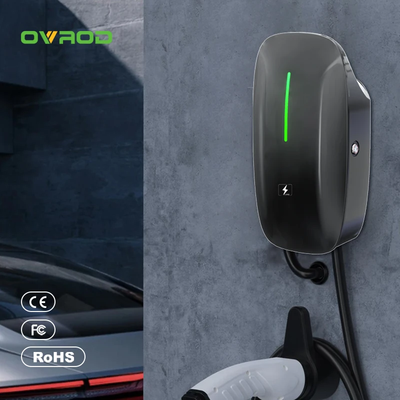 Ovrod Vehicle 7 Kw Outdoor Ev Charger Wallbox 11Kw 22Kw Charging Station For Electric Cars Car Charger Fast Charging