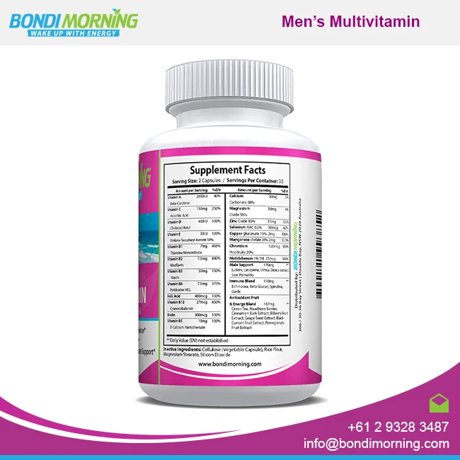 Global Dealer of Powerful Antioxidant Multivitamin Capsules for Men
