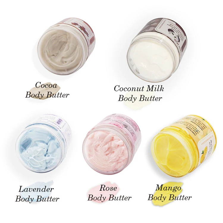 OEM/ODM Private Label Body Care Organic Natural Hydrating Body Butter Repairing Soothing Vegan Body Butter