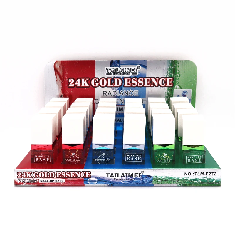 TLM Tea Tree Essential Oil Extractor Fruit Hyaluronic Acid Face Makeup Serum Base Radiance Concentrate Primer 24K Gold Essence