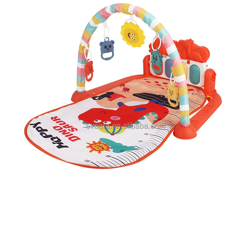 hot sale in south east Asia Soft toys play gym baby mat piano keyboard musical mat for toddler