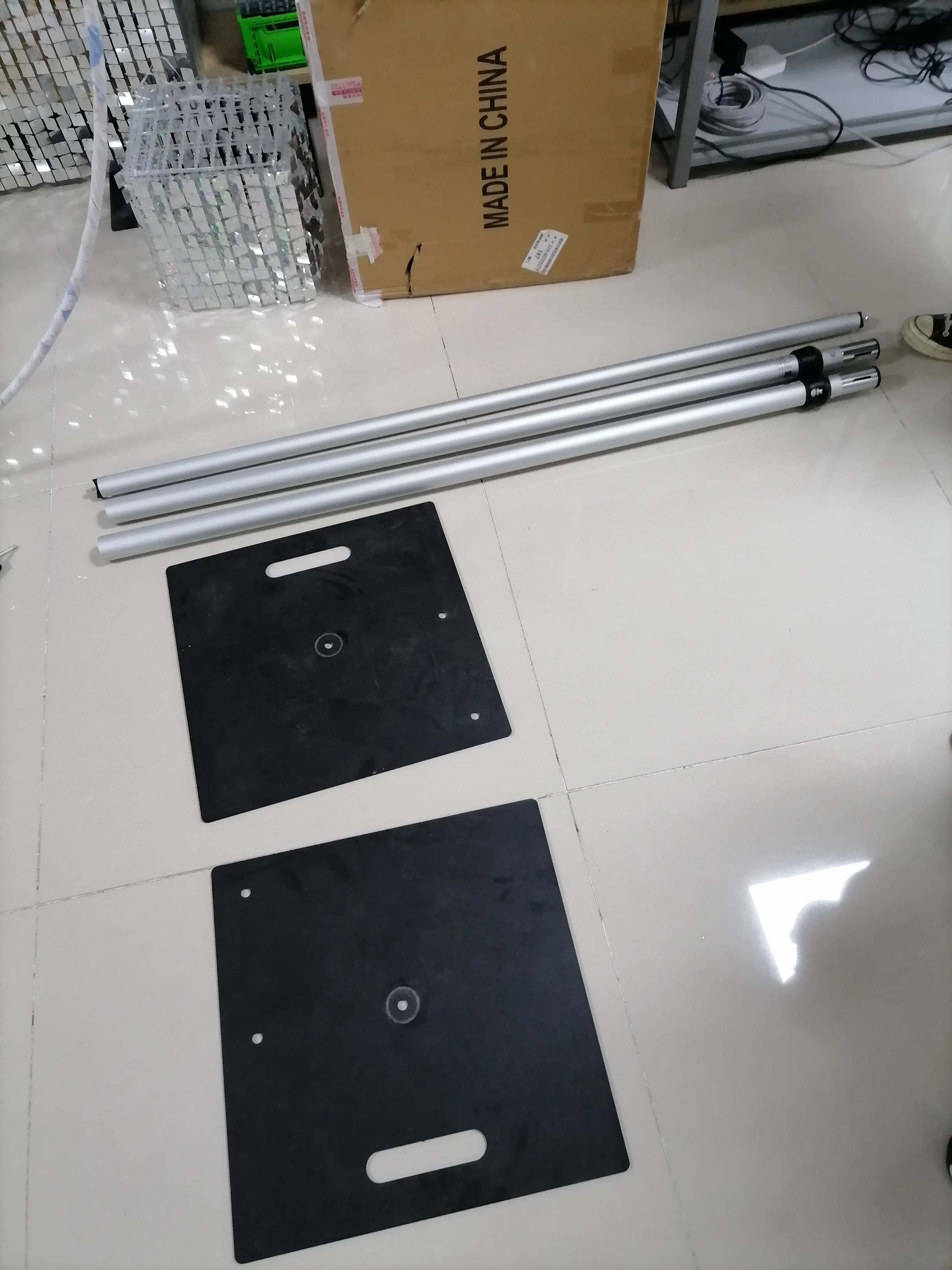 Aluminum Pipe Drape Backdrop Stand Gold Photo Backdrop Stand for Decoration