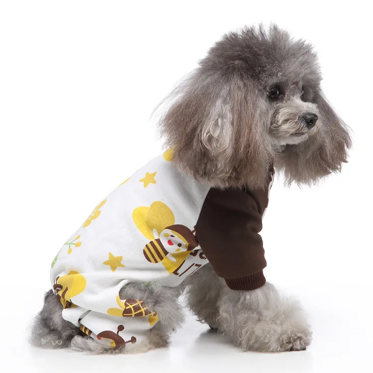 
Factory Sale Various Widely Used Pet Bee Pajamas High End Clothing Clothes Pet Pajama Clothing Custom 