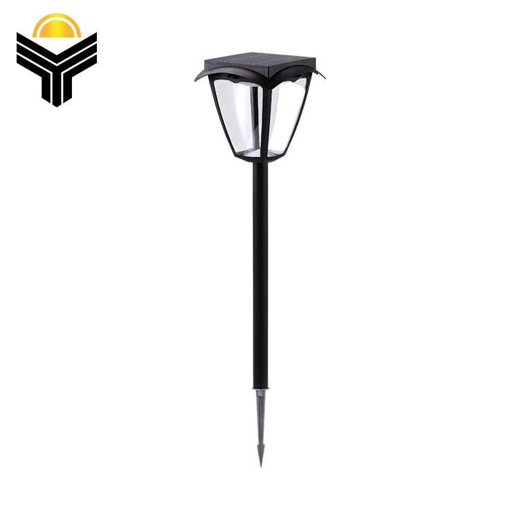 Customized Logo Landscape Lawn Outdoor Bollard Spike 1.5W LED Solar Garden Light