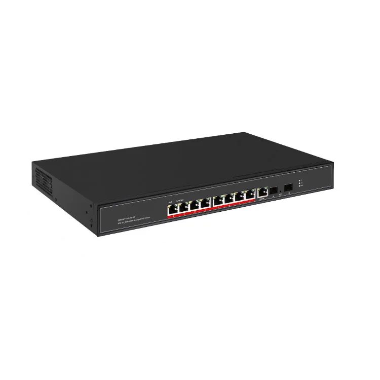 8 port gigabit managed high power UPoE+ Ethernet switch 802.3bt 60W 90W PoE switch for CCTV Camera,LED lighting