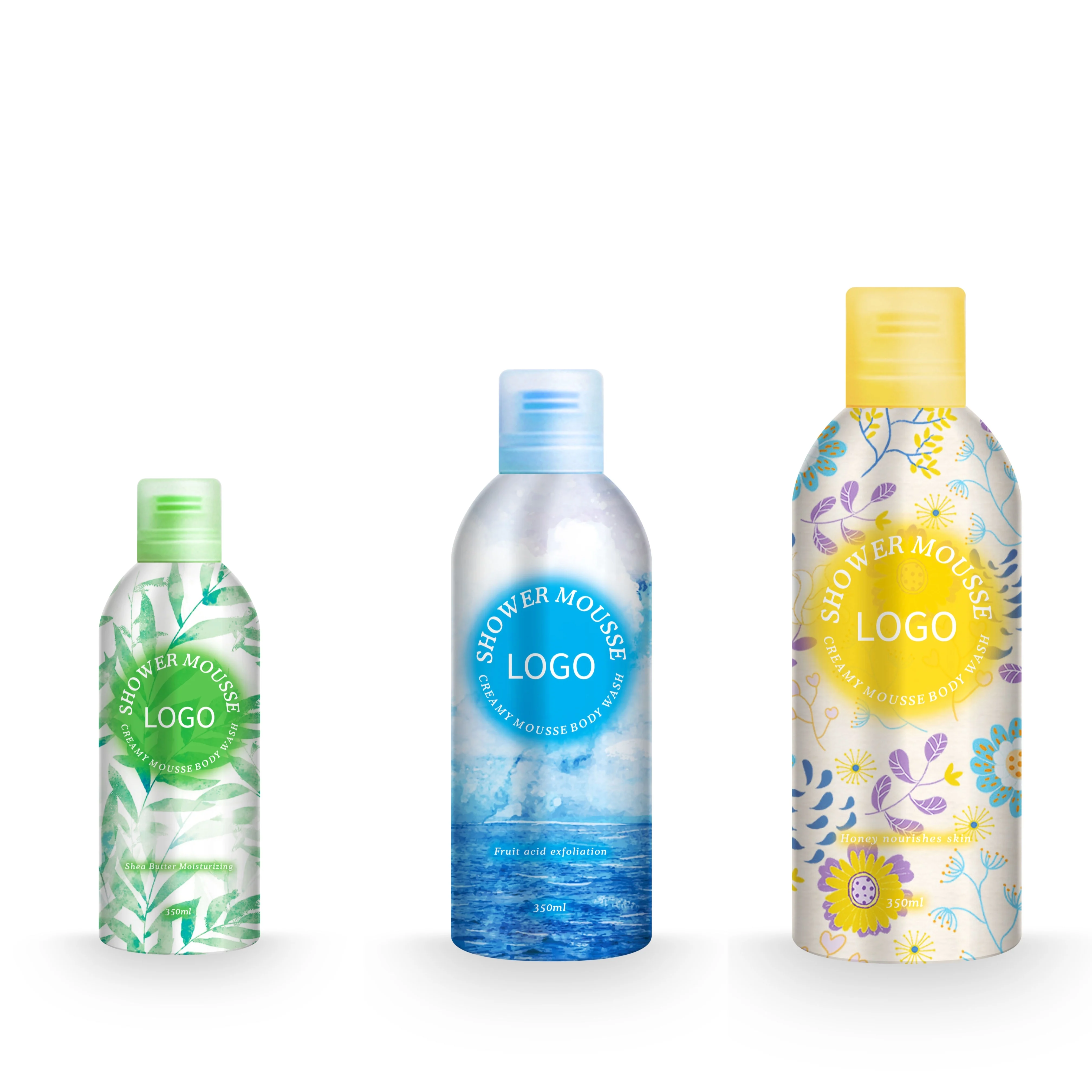 Shower Gel Manufacturer Custom Mousse Shower Gel Anti-Bacterial Whitening Shower Gel for Black Skin