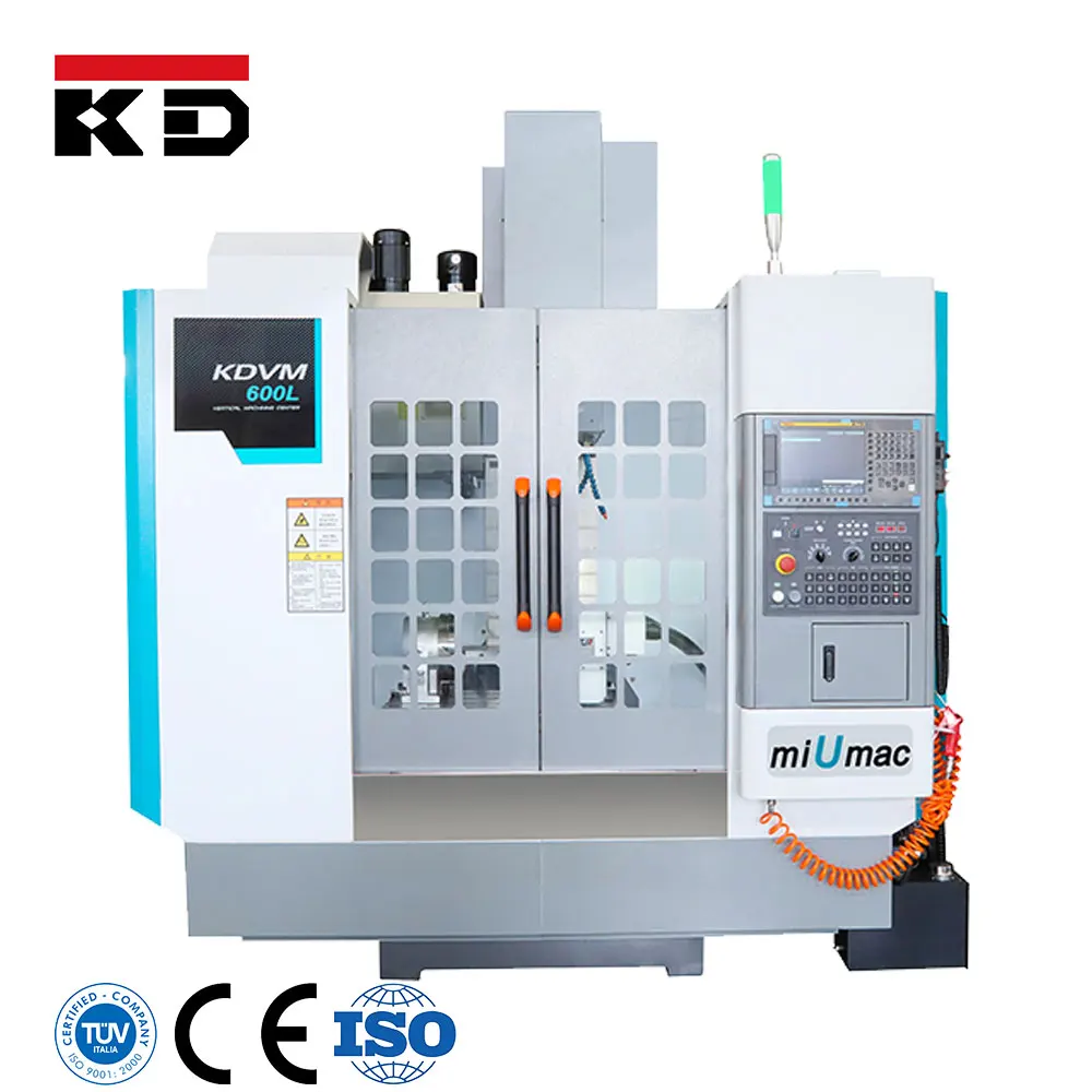 VMC600 Mini CNC Milling Machine 3 Axis Vertical Machining Center Single Spindle BT40 Taper Fanuc GSK Mitsubishi New Motor