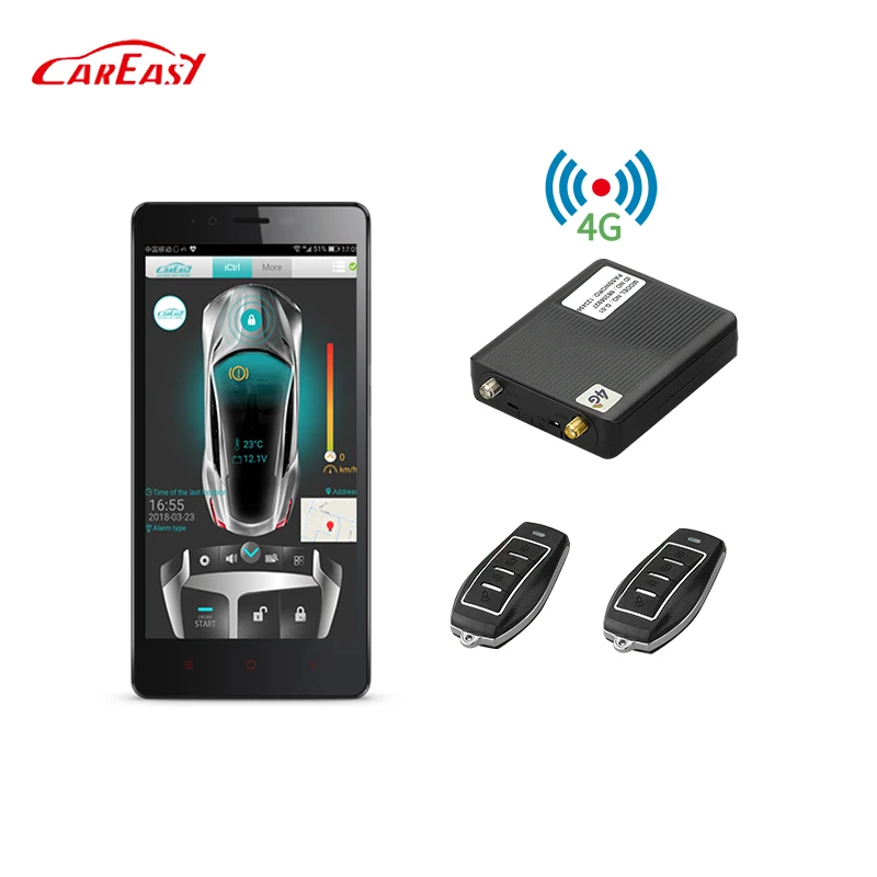 4G новый дизайн печатной платы GPS/GSM/GPRS приложение для смартфона 2 Автомобильный пульт дистанционного управления ЖК-дисплей двухполосная Автомобильная сигнализация с пультом дистанционного запуска двигателя