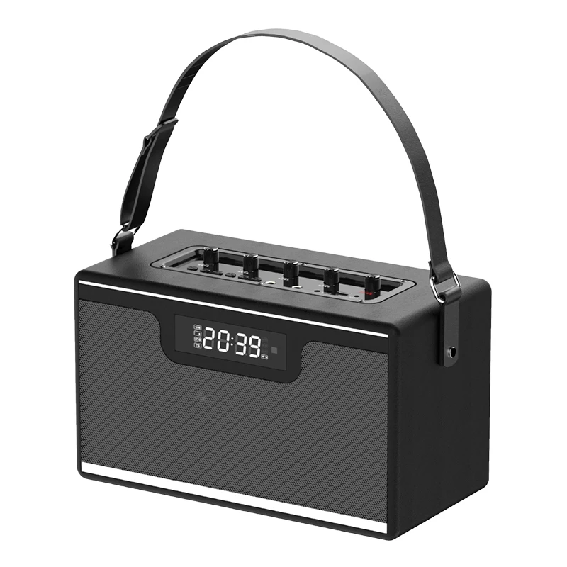 High Quality Portable Party Box Dj Outdoor Wireless Karaoke Speaker With Mic