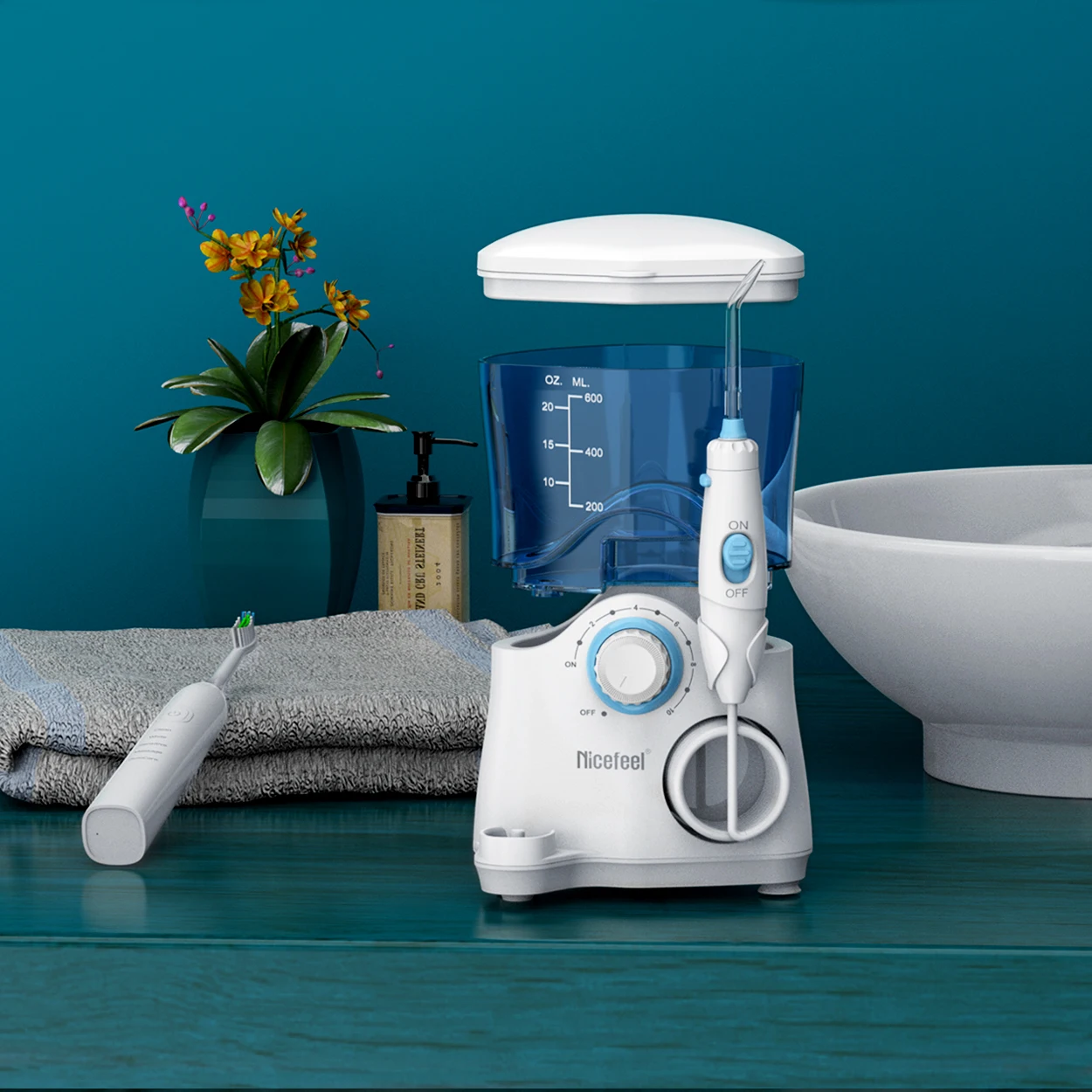 Cleaning devices tooth dental oral care appliances water dental  oral irrigator Sonic Electric Toothbrush with Water Flosser