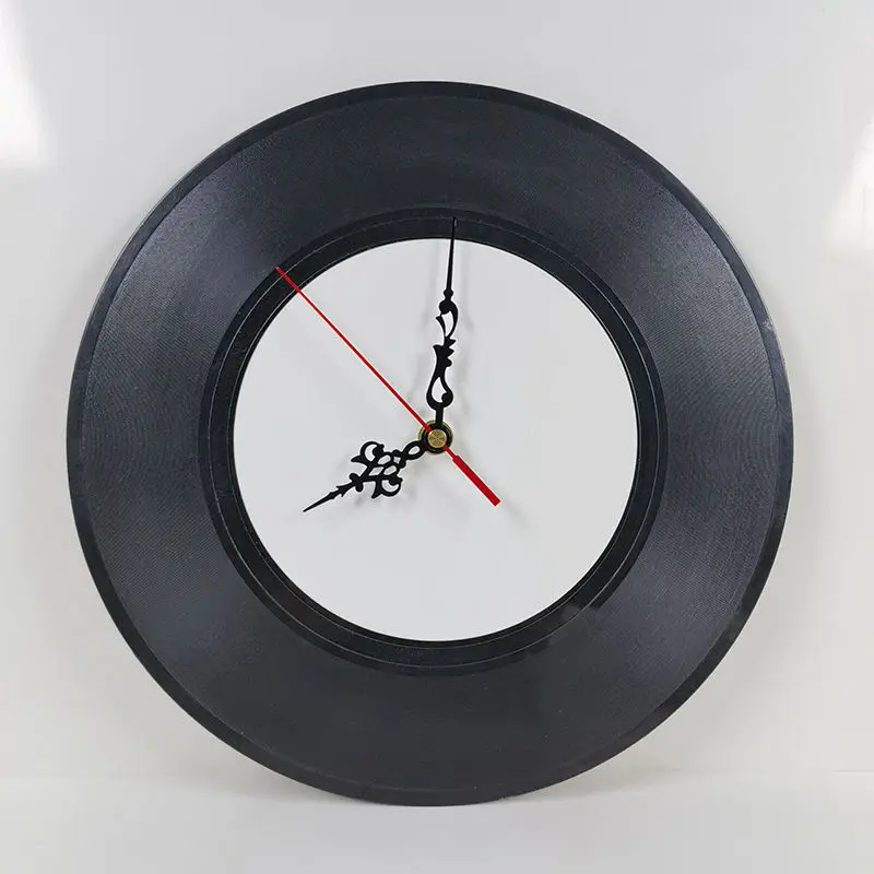 Dye Sublimation Heat Transfer Blank MDF + Resin Clock Wall Clock Round Shape Dia  30 CM Customized Photo Clock