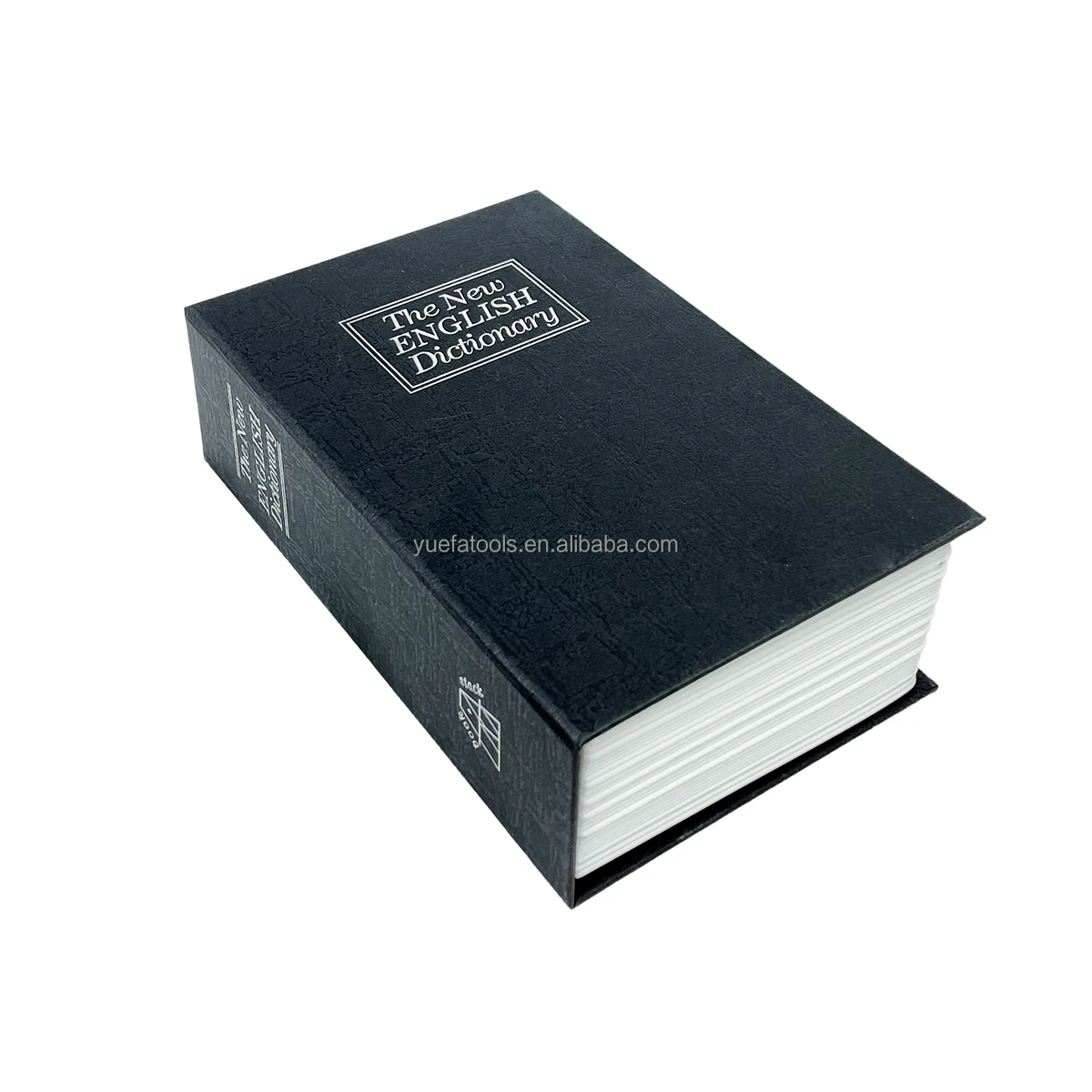 Cash Jewelry Storage Hidden Key Lock Book Safe Box