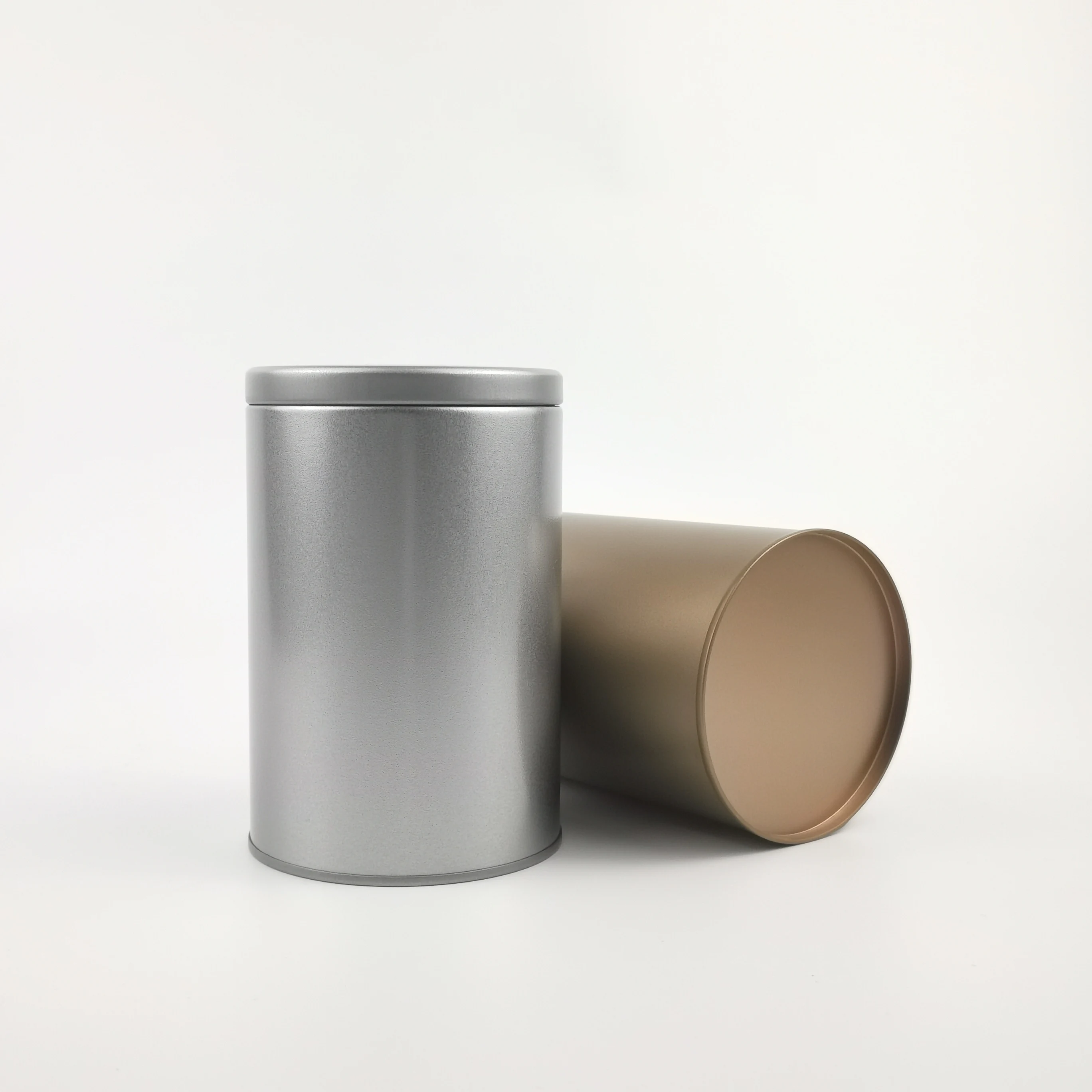 Reusable Empty Aluminum Jar Metal tin can round Candy Tins Cosmetic candle Packaging box Tinplate containers snap lid tin