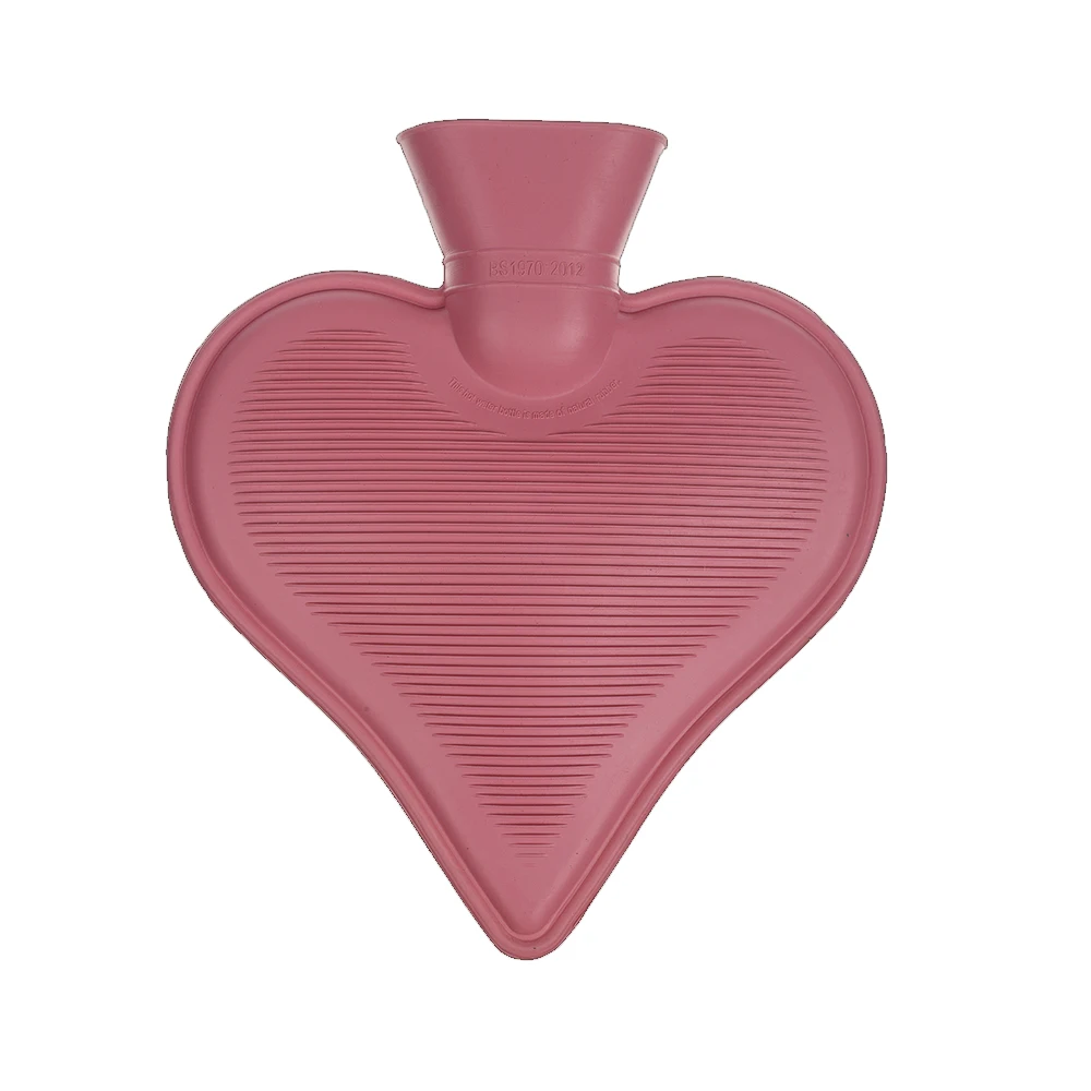 
massage heating pads rubber bag cover heart shape hot water bottle 