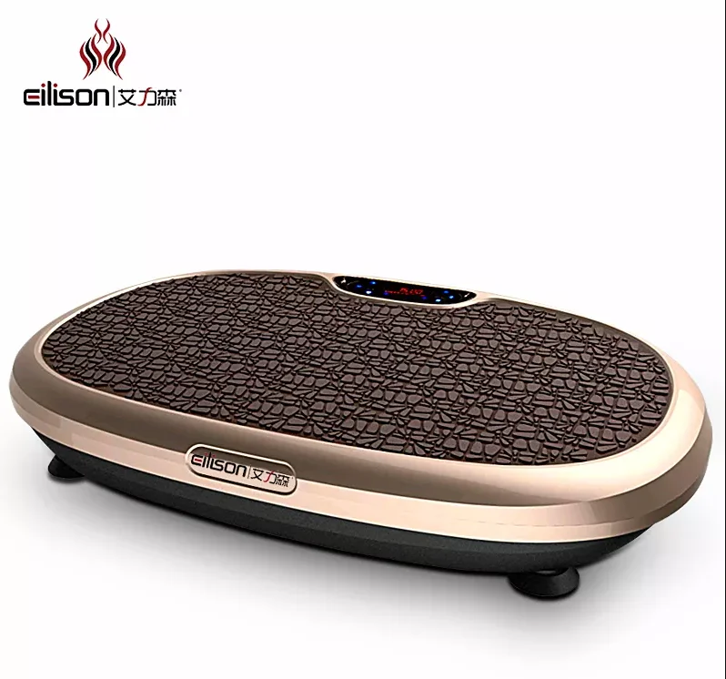 Hot Sales Wireless Remote Control Vibration Plate Bluetooth LED Control Panel Slimming Plate Body Fit Massage Machine