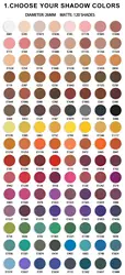 Custom Your Own Brand DIY 9 Colors Matte Vegan Eye Shadow Private Label Round Shimmer Makeup Eyeshadow Palette