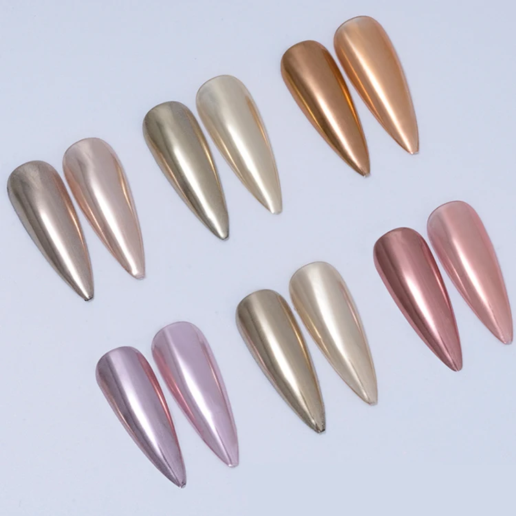 Chrome Gel Nail Polish Magic Holographic Chameleon Liquid Magic Mirror Powder Nail Art Decoration Mirror Chrome Powder