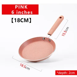 Chinese suppliers family use safely pink color non stick cookware set with handle
