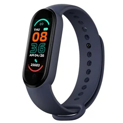 Smartwatch Band 6 Temperature Online Reloj Music Smart Watch Wristband M6 For Huawei Band 6 Xiomi Redmi Smart Watch Band 6