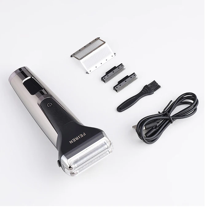 Мужские электробритвы безопасная бритва перезаряжаемая машинка для бритья электробритва с двойными лезвиями