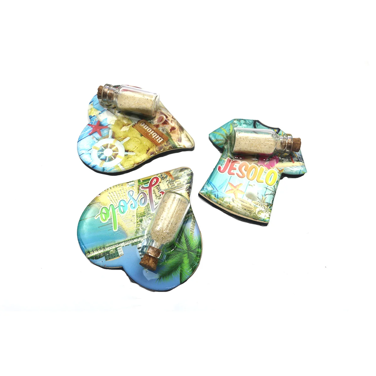 Italy  new arrival fridge magnet making machine manufacturer loved seaside  oil and pearl cotton  3d souvenirs  fridge magnet