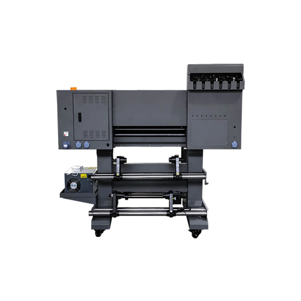 Lancelot 60cm UV DTF three printing heads xp600/i1600U1/i3200U1 24 inch UV dtf machine with laminating machine all in one