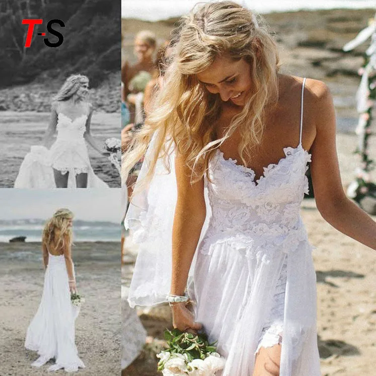 New Lace Sexy Wedding Dress Halter Gown Long Evening Dress