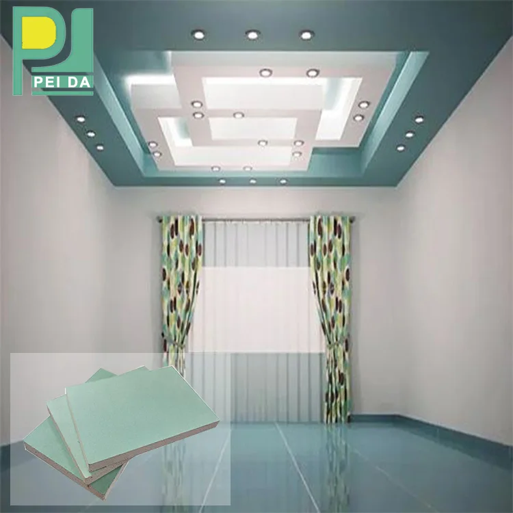 Acoustic Plasterboard Suspended Regular Gypsum False Ceiling Board