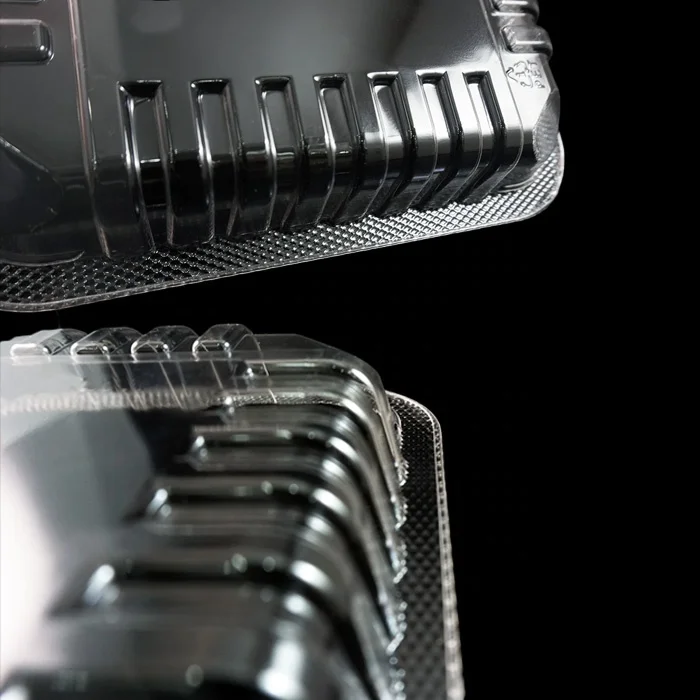 Custom Food Grade Rolled Edge Plastic Blister Frozen Food Tray Meat Packing