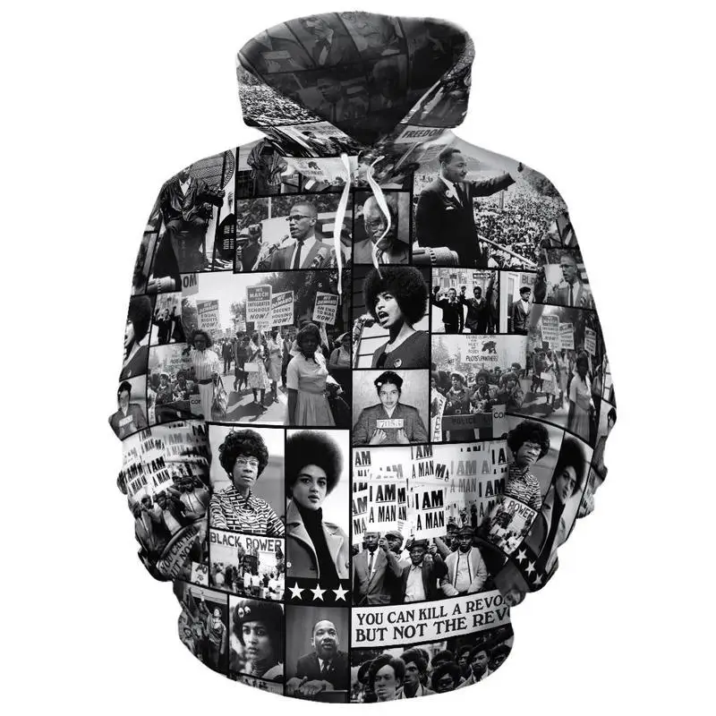 Awkward Styles Personalized Greek Life Hoodie DIY Add Your Photo Image Your Own Custom Black Power Images Hooded Sweatshirt