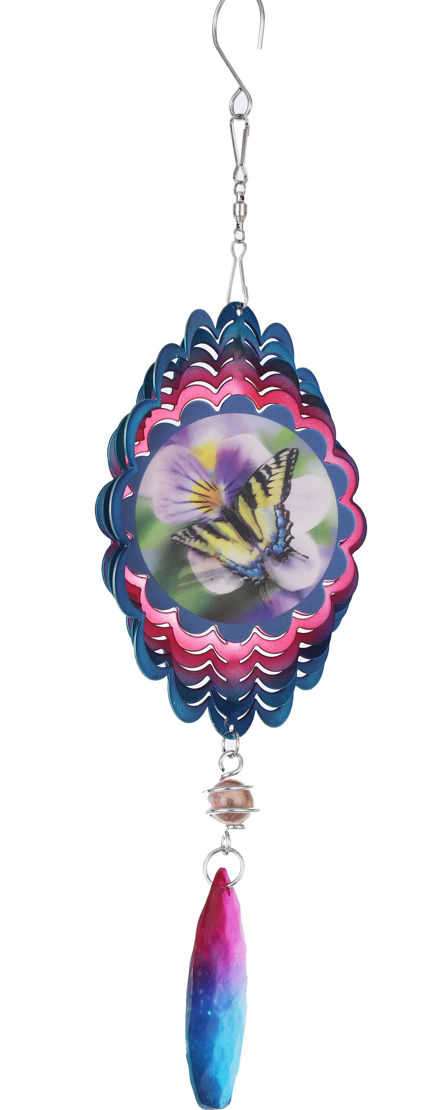 HF New Garden Wind Spinning Machine Hanging New Plastic Material Wind Spinning Machine