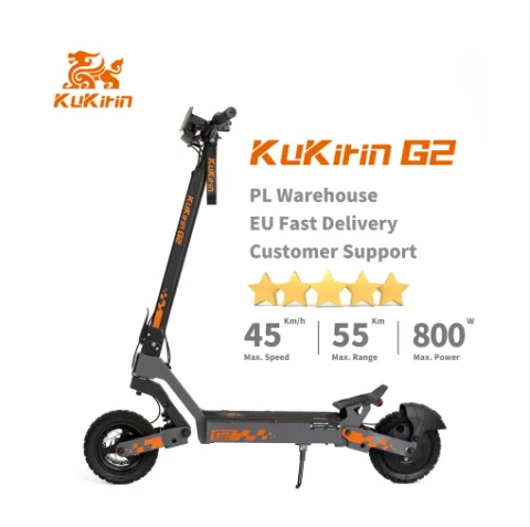 Электрический скутер Kugoo Kukirin G2 800 Вт дешевый и быстрый склад ЕС