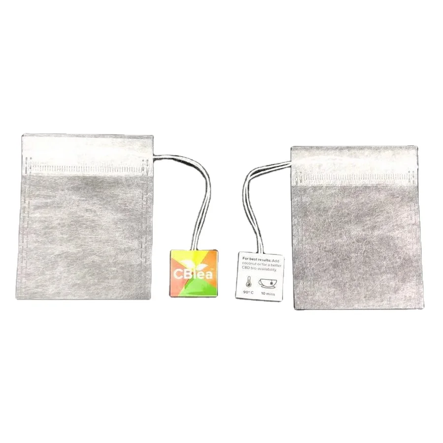 Disposable Tea Bag Filter Drawstring Seal Empty for Loose With String