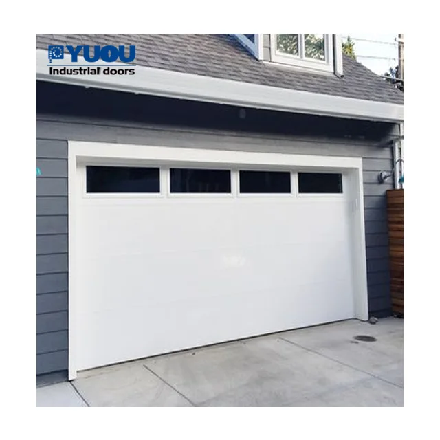 China Cost-effective Professional Manufacture fast glass windows vertical sandwich panel of garage Door For Homes