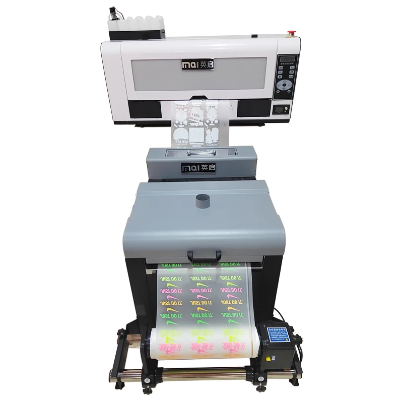 Competitive Direct to Film 30cm Dtf Printer Xp600 Two Head with Powder Shaker