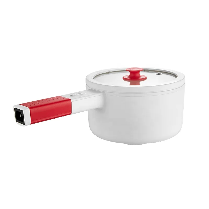 1.5L white color small size electric multi cooking electric cooking pot cooker