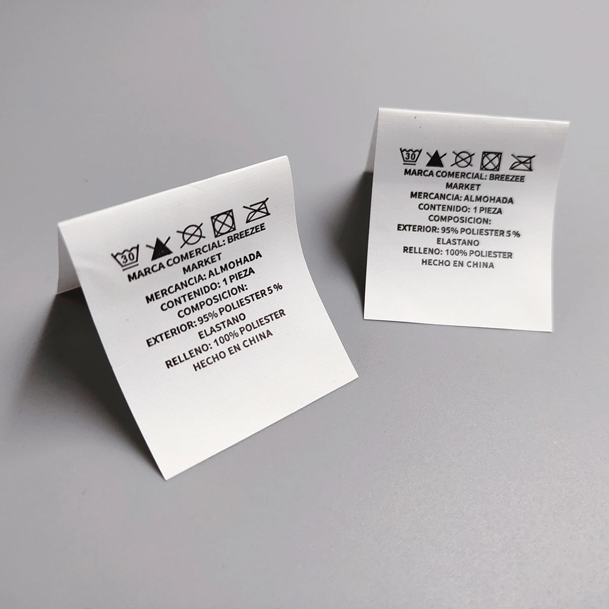 Direct Selling Custom Private Clothing Brand Personal Design Logo Printing Woven Label No MOQ Woven Label