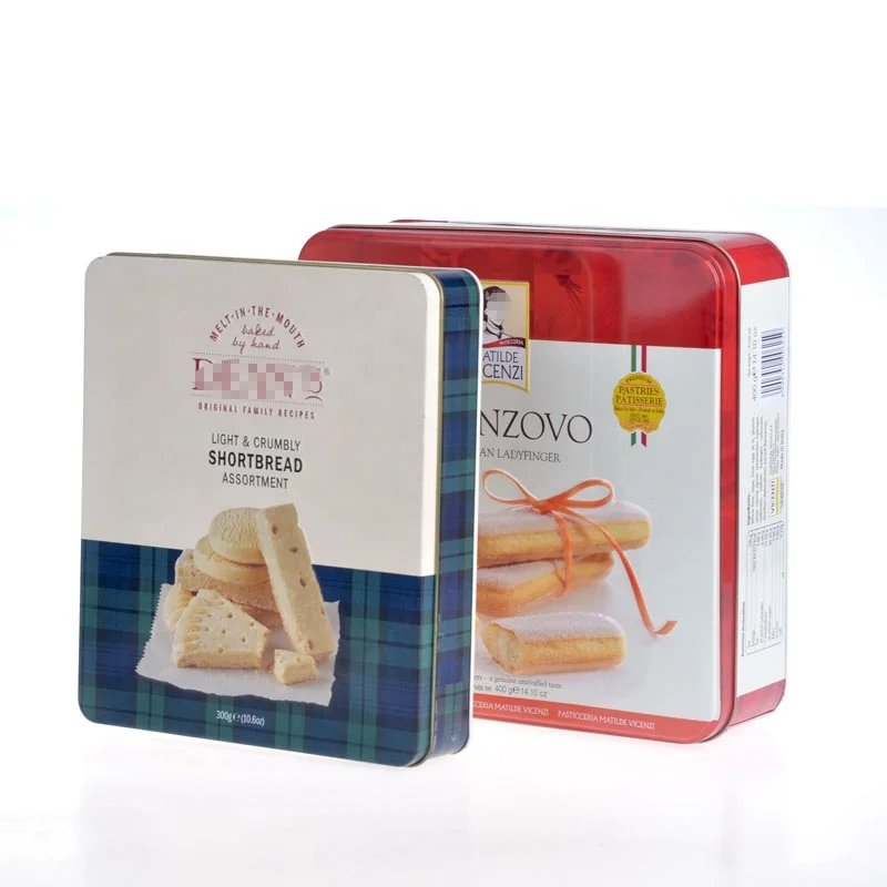 Жестяной Контейнер для печенья пищевого класса, жестяная коробка на заказ, оптовая продажа из Китая
