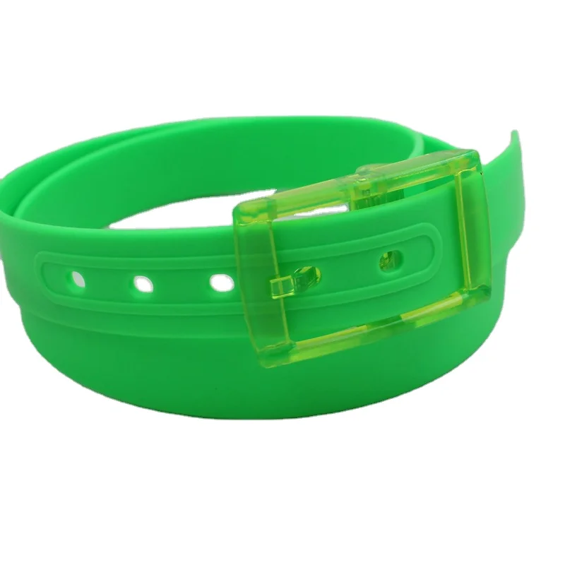 Лидер продаж, модный силиконовый ремень, карамельные цвета, пластиковый ремень, мужской силиконовый ремень для гольфа