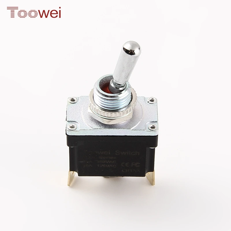 Hot Sale Ac Latching Push Button Style On-off-on Small 3pin Solder Toggle Switch