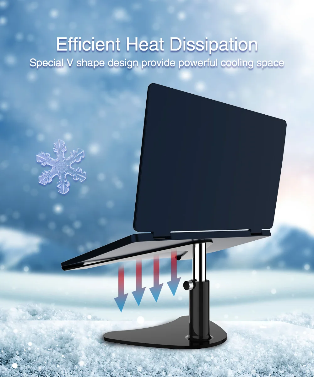 Height adjustable desktop laptop tablet stand notebook stand holder