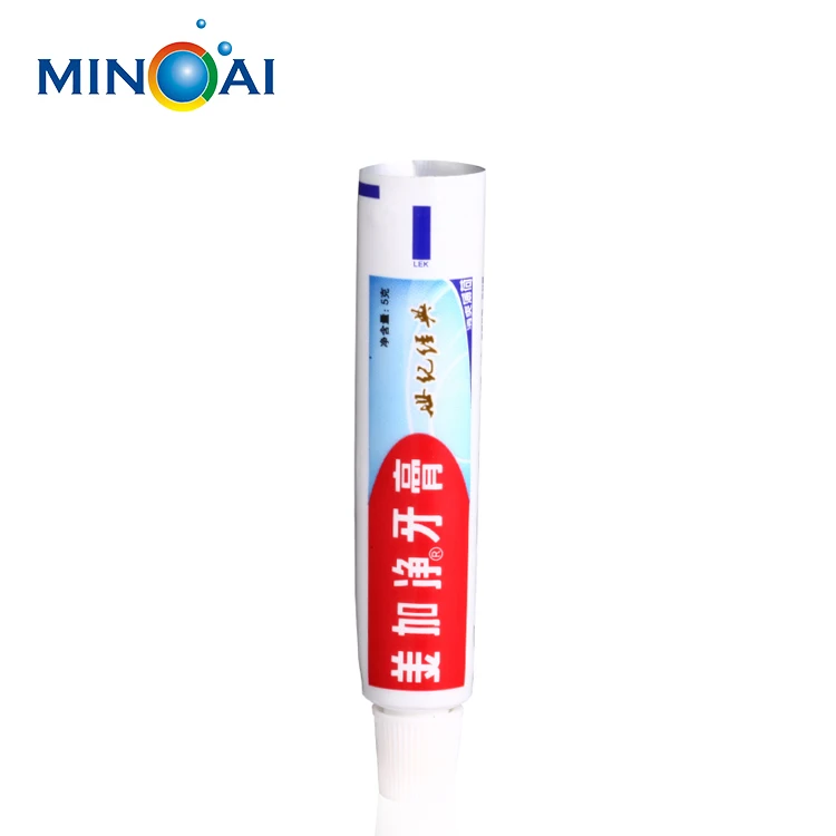 12.7mm Empty Plastic Hotel Travel Toothpaste Packaging Tube