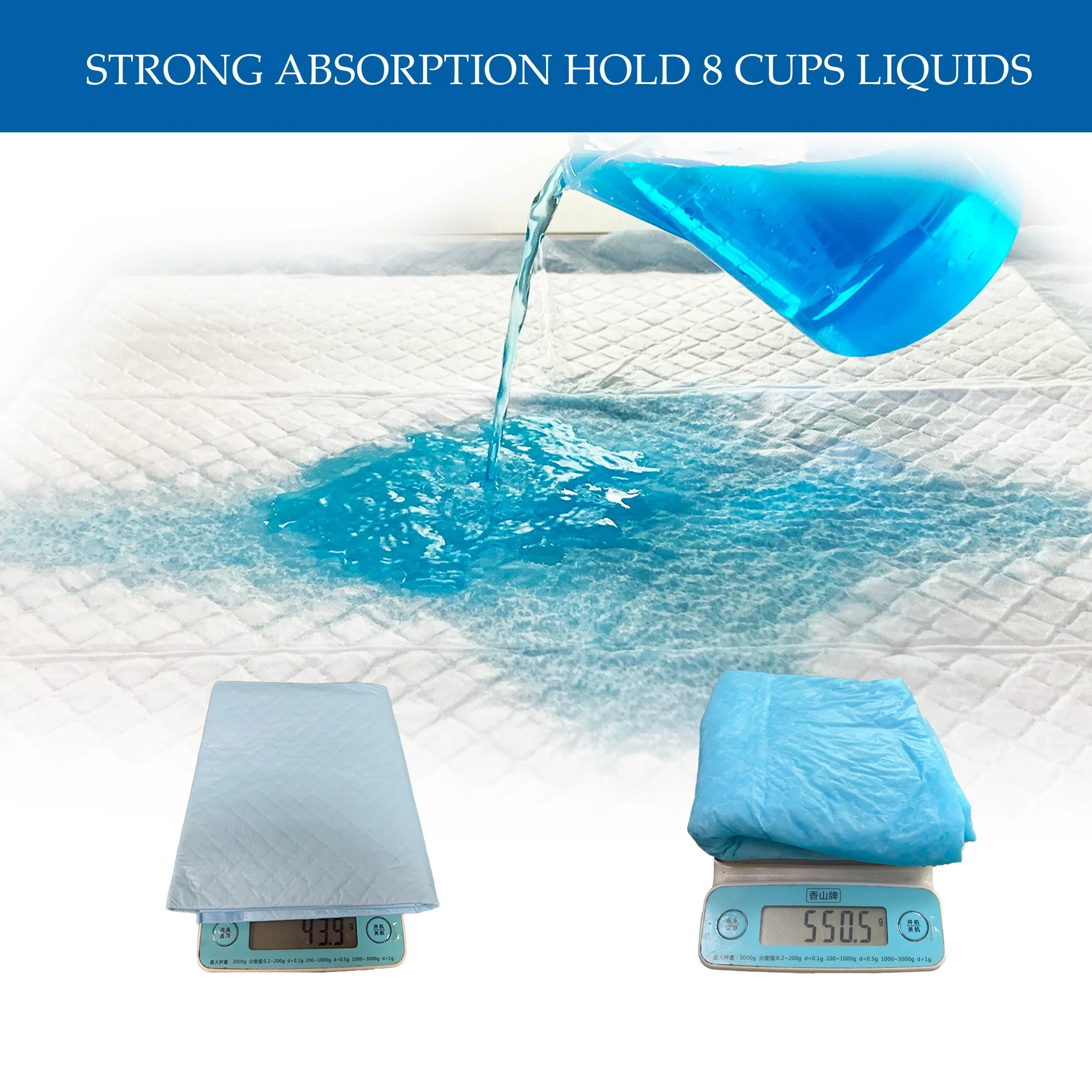 OEM Hospital bed pads high absorption disposable medical underpad incontinence disposable bed pads