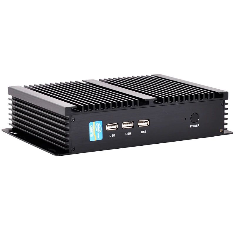 Aluminum Case Fanless Industrial ITX Mini PC I7 8550U 8565U Quad Core 8 Thread Gaming Desktop Computer Barebone System Linux PXE