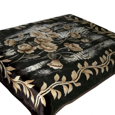 Home use raschel blanket super soft polyester raschel blanket