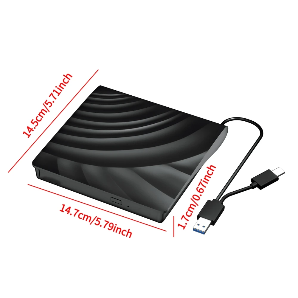 External  cd/bd/dvd writer burners optical drive  Card Reader Drive Compatible with desktop Windows Mac USB 3.0/Type-C