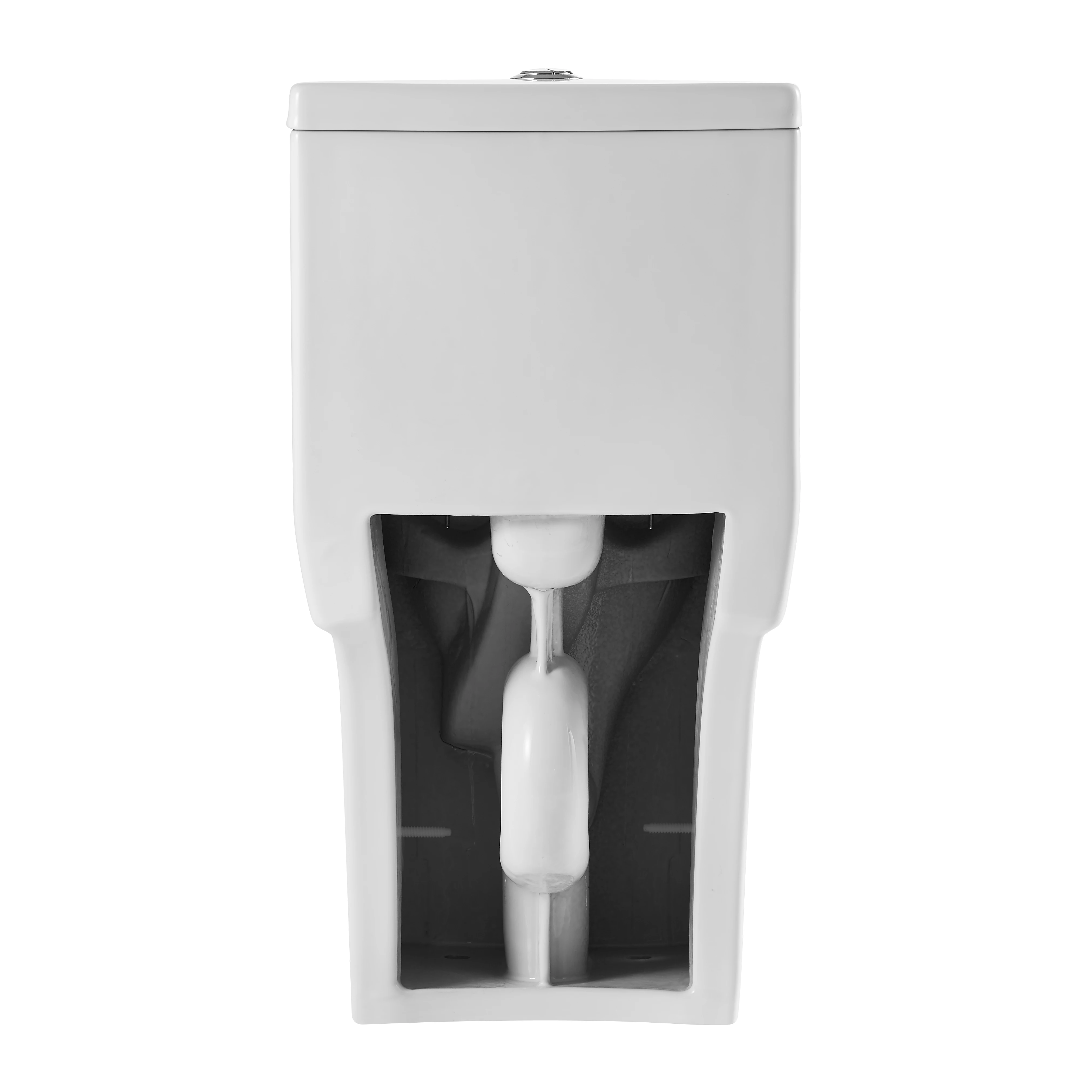 Hot sale ADA chair height CUPC approved water saving rimless MAP 1000 one piece toilet for apartment bathroom project