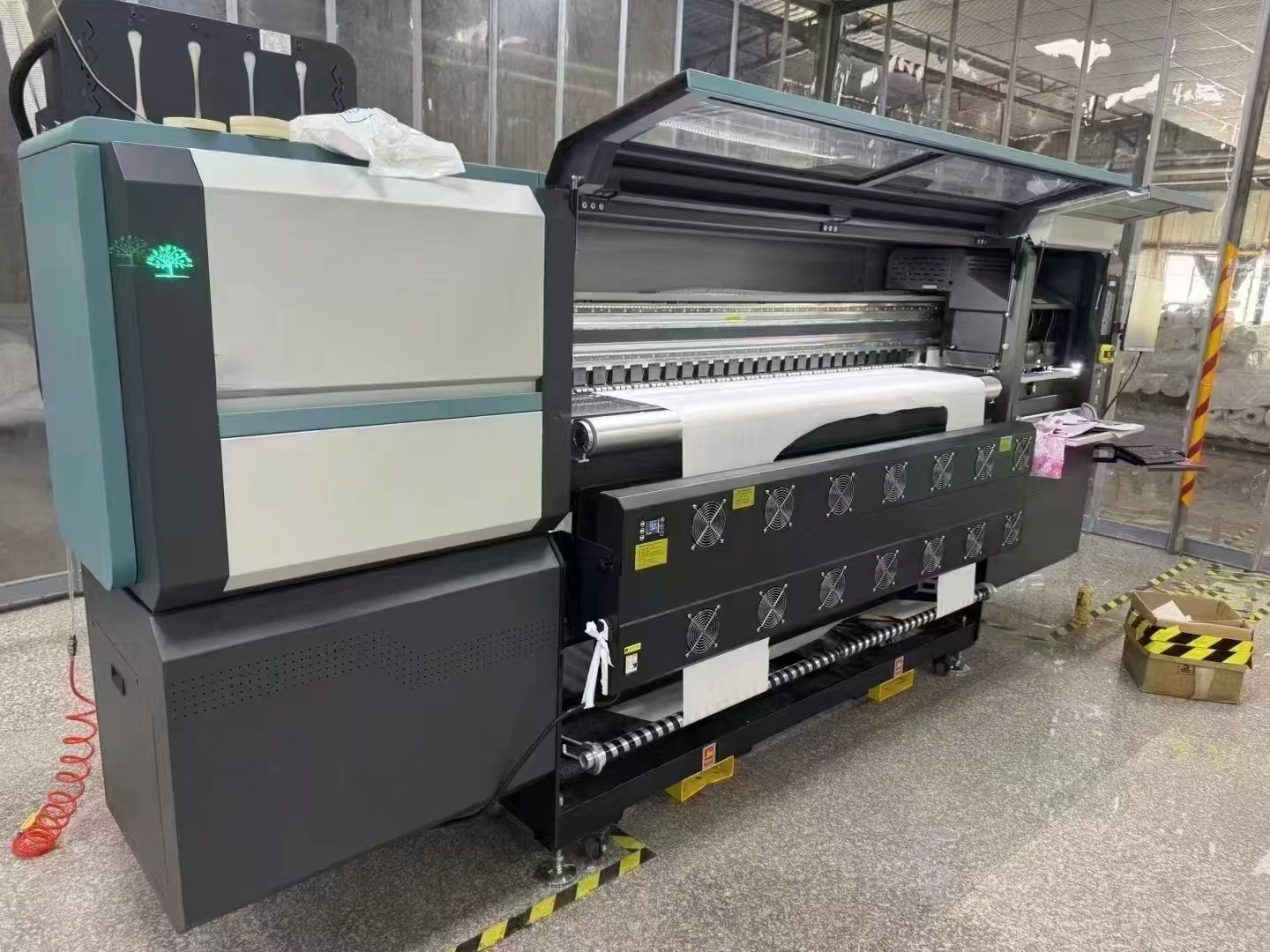 15 head large-sized fully automatic inkjet printer dye sublimation printer machinery