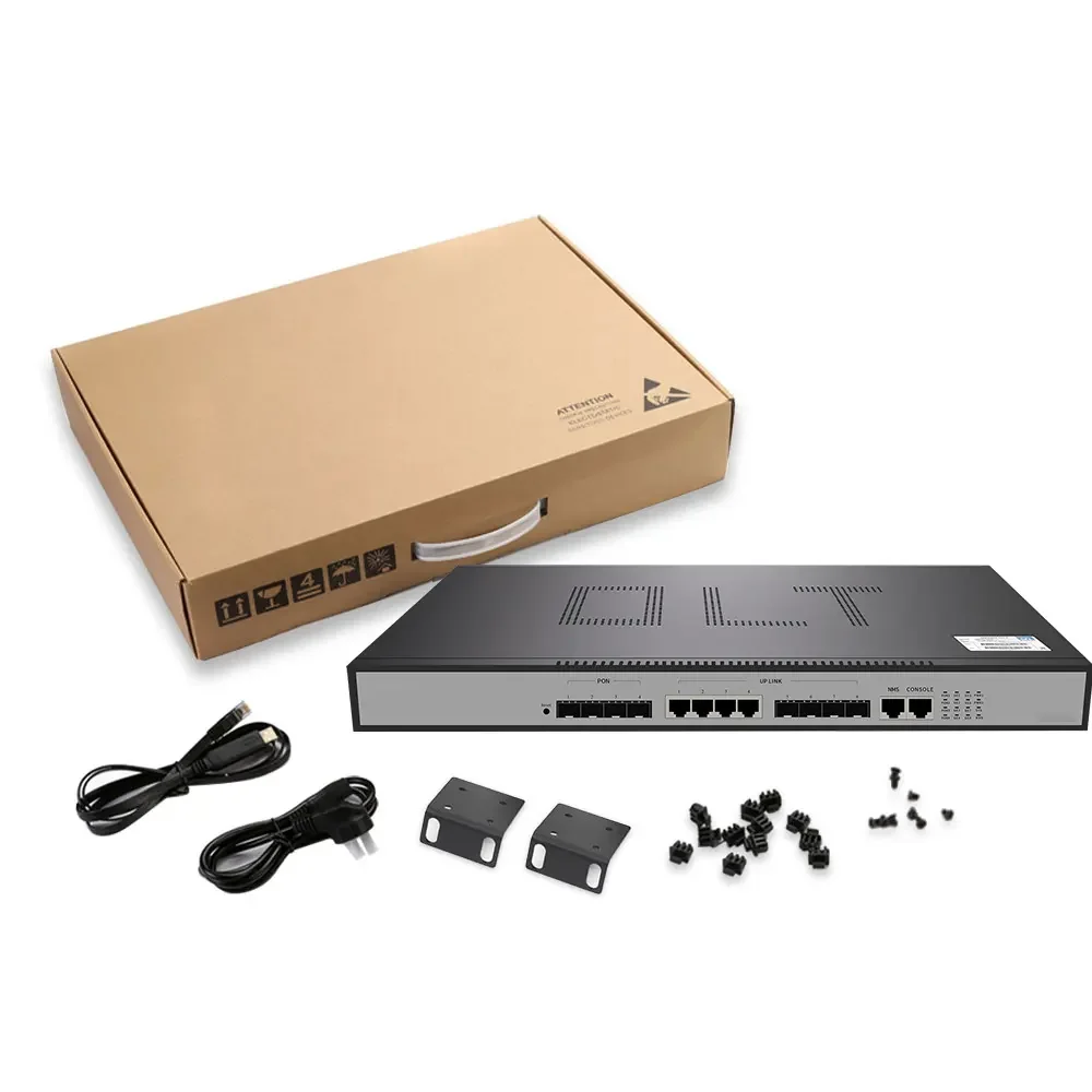fiber optic ftth 4 Pon olt epon Optical Line Terminal 4*RJ45 10/100/1000M uplink GPON EPON GEPON OLT